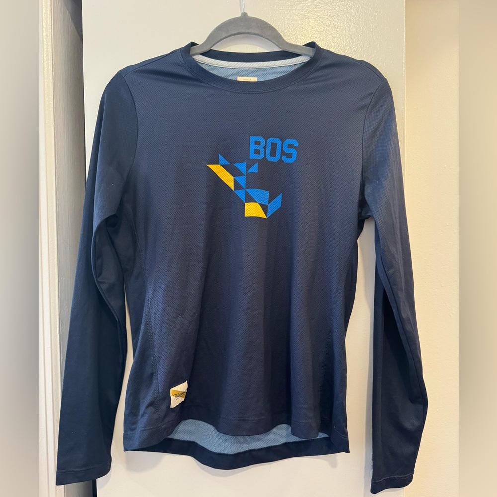 Tracksmith Boston Marathon Long Sleeve Running Top GUC